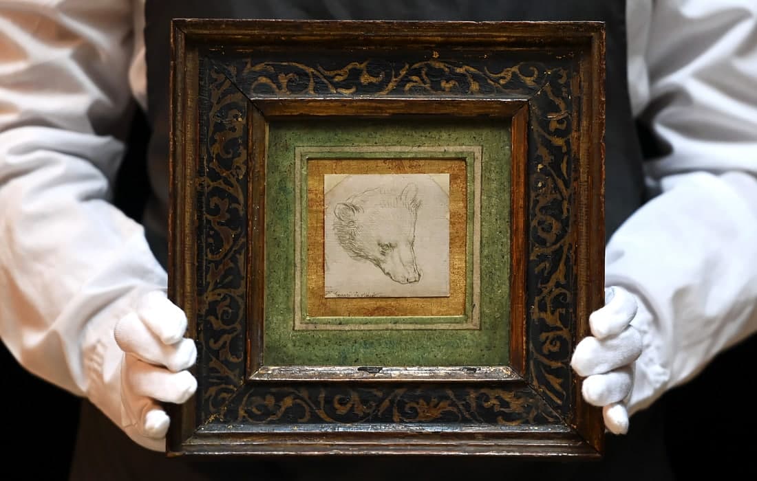 Леонардо да Винчининг «Айиқ боши» асари 8 июль куни Лондонда жойлашган Christie’s аукционида сотилади.