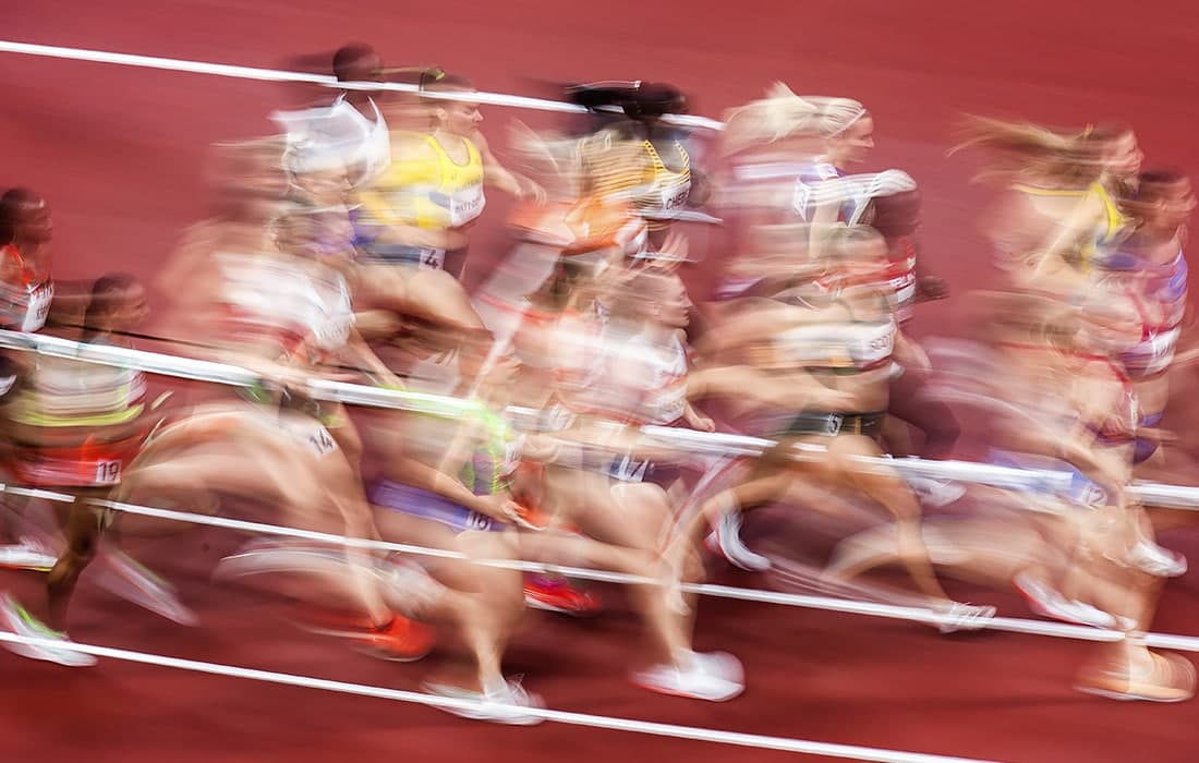 Tokio Olimpiadasining 7-kunida o‘tkazilayotgan ayollar o‘rtasida 5000 metrga yugurish bo‘yicha musobaqasi.