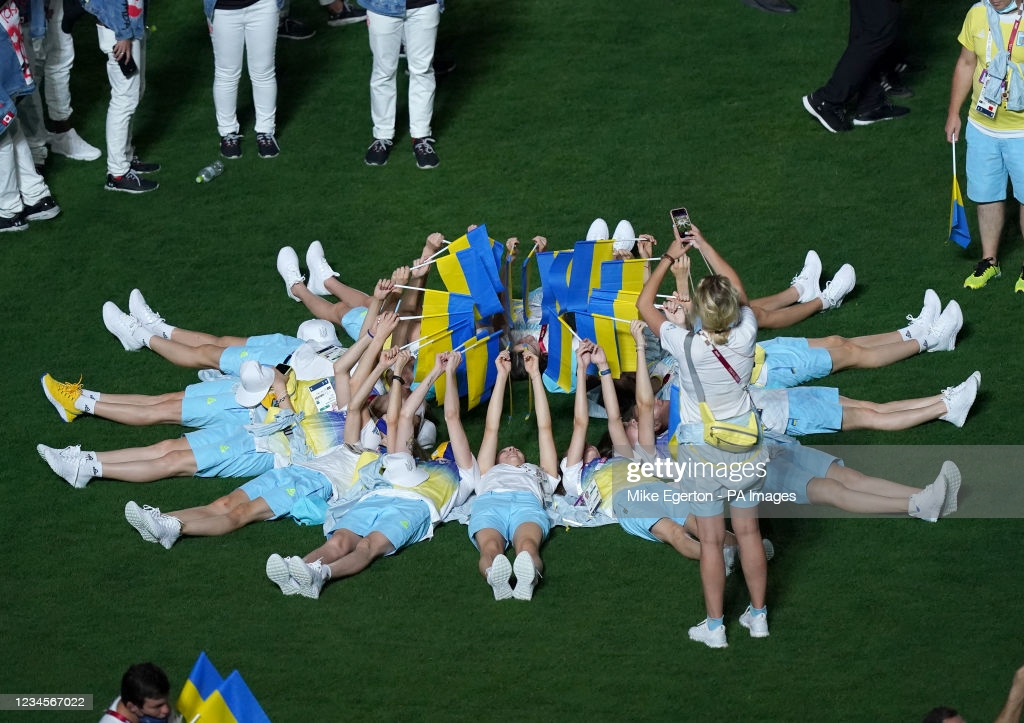 Ukrainalik sportchilardan o‘ziga xos surat