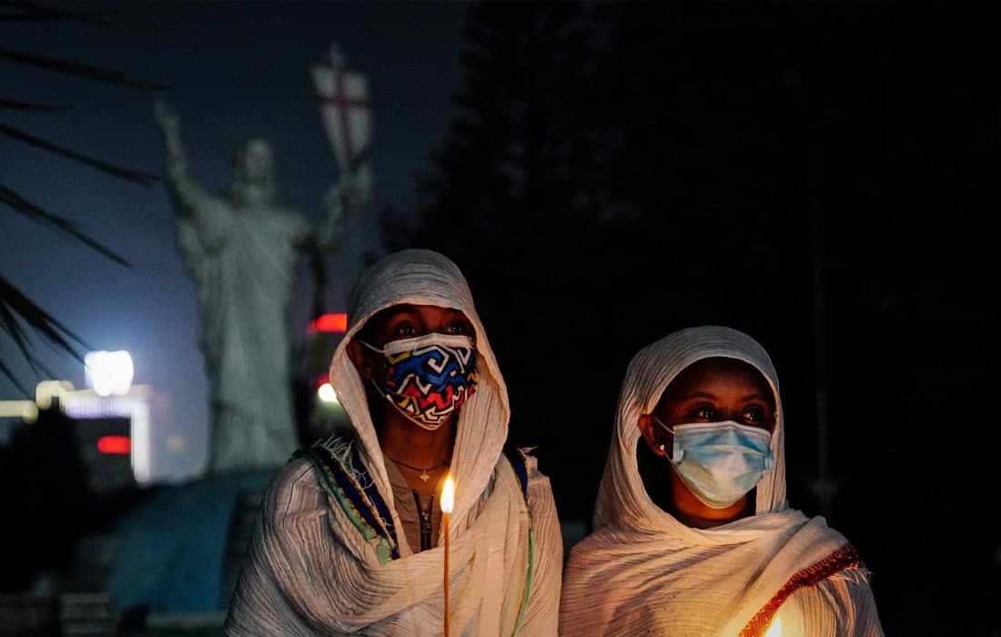 Эфиопия православ христианлари Мескель диний байрамини нишонлади.