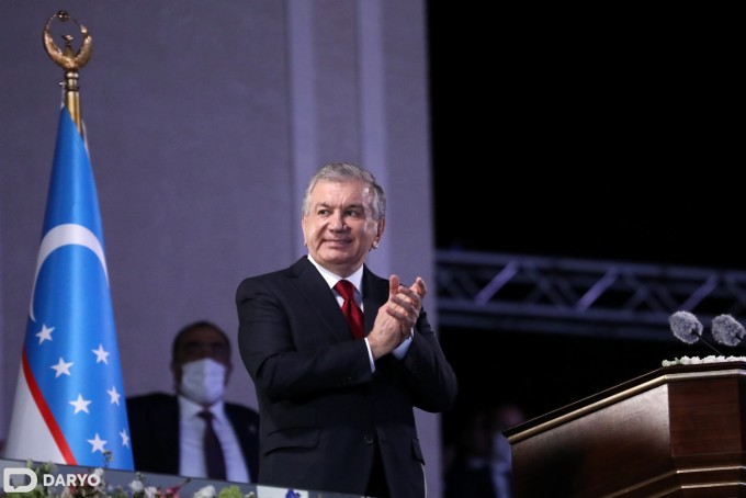 O‘zbekiston Prezidenti Shavkat Mirziyoyev.