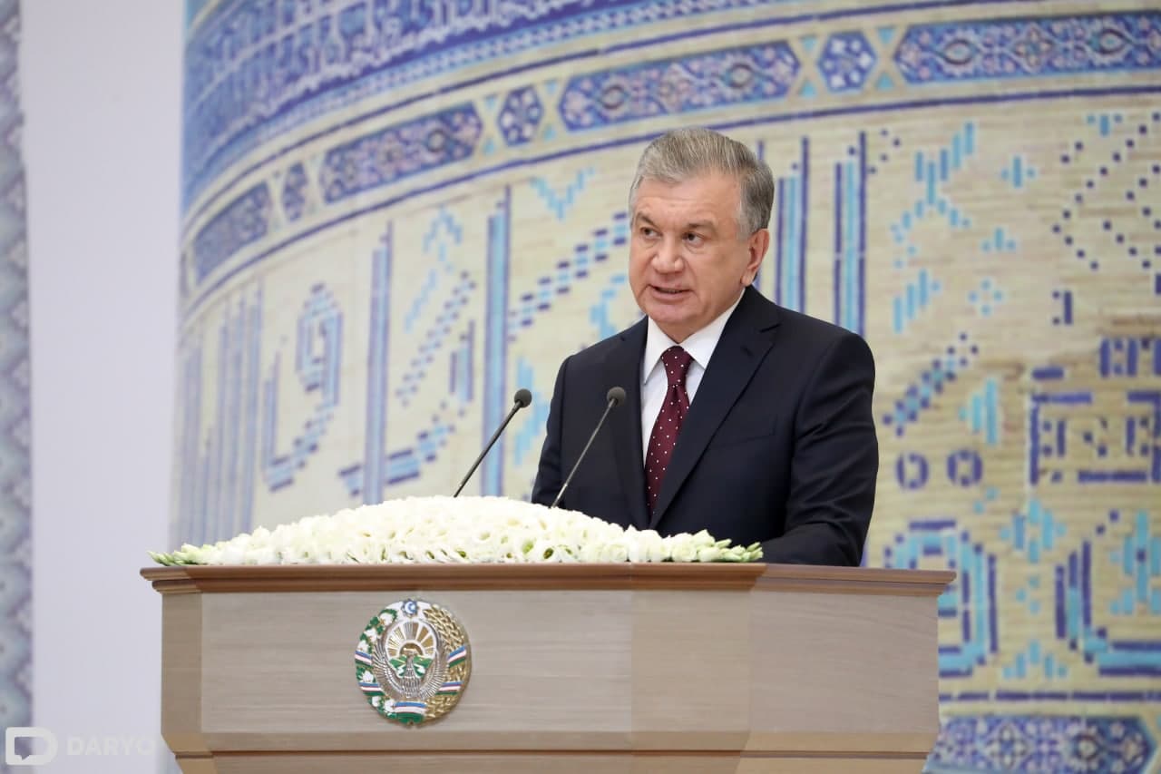 Ўзбекистон Президенти Шавкат Мирзиёев.