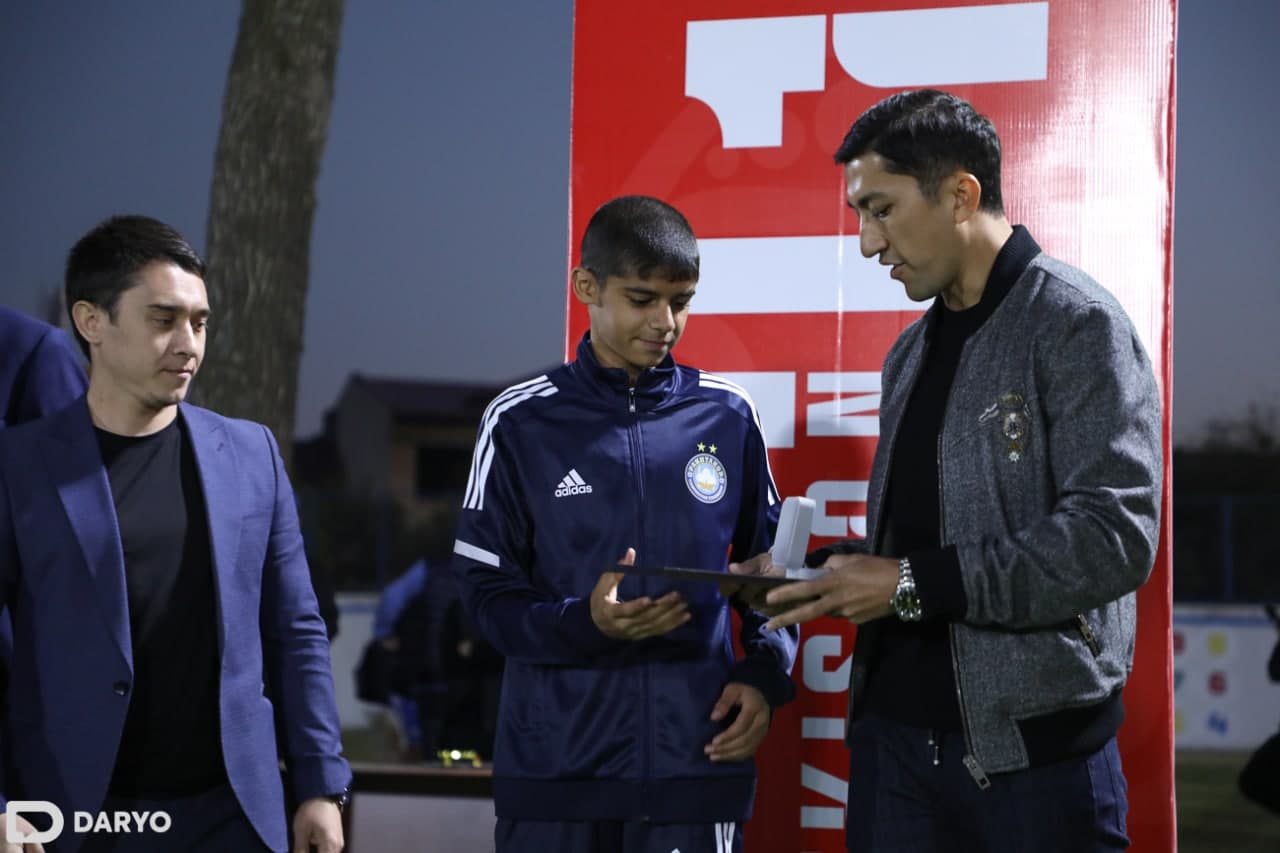 Musobaqaning eng yaxshi futbolchisi — Farrux Agayev (“Paxtakor” U-14)