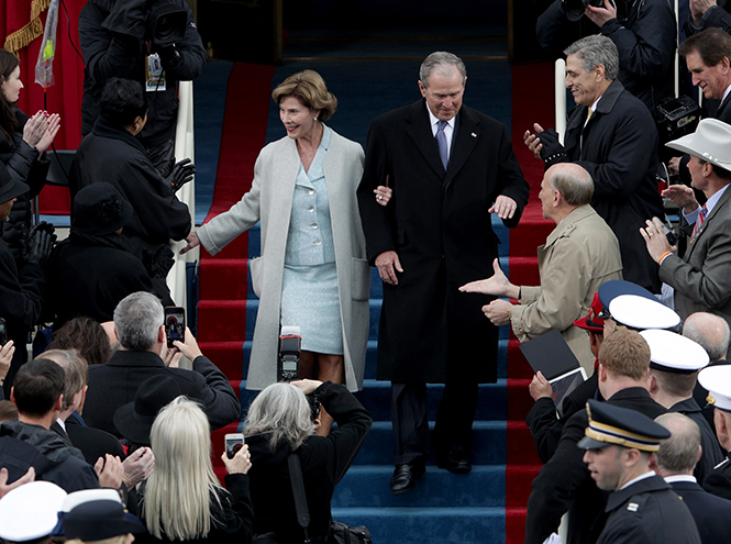 Jorj va Lora Bush Donald Trampning inauguratsiyasida, 2017-yil 20-yanvar