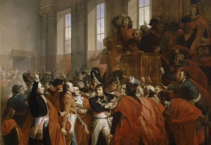 Beshyuzlar kengashi deputatlarining Napoleonga tashlanishi