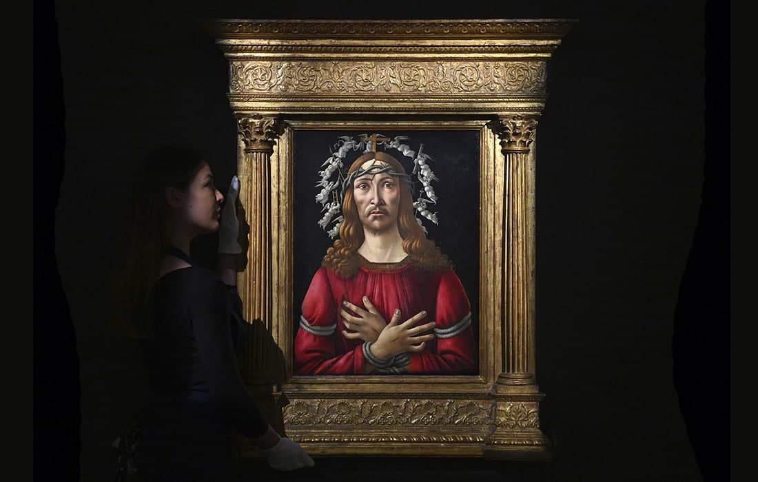 Сандро Боттичеллининг «Ғамгин одам» картинаси Нью-Йоркдаги Sotheby’s аукционида сотувга қўйилди.