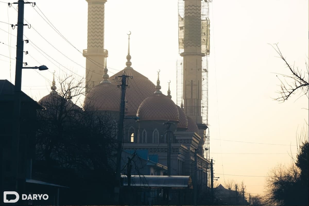 Toshkentda yangidan qurilayotgan “Rakat” masjidi.