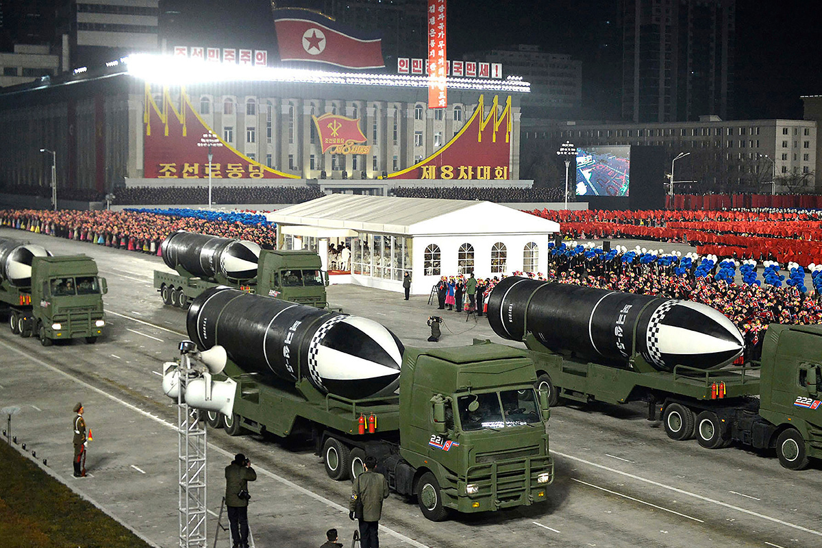 Пхеньянда 2021 йилда ўтказиглан ҳарбий парад