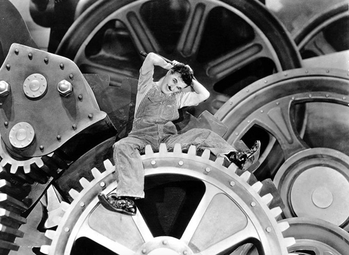 “Yangi davrlar” filmidan kadr, 1936-yil