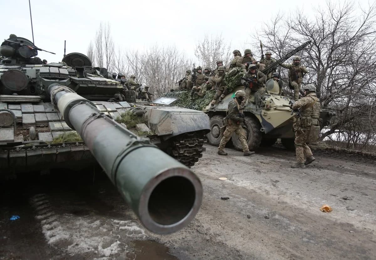Ukraina harbiylari Ukrainaning Lugansk viloyatidagi hujumni qaytarishga tayyorlanmoqda.