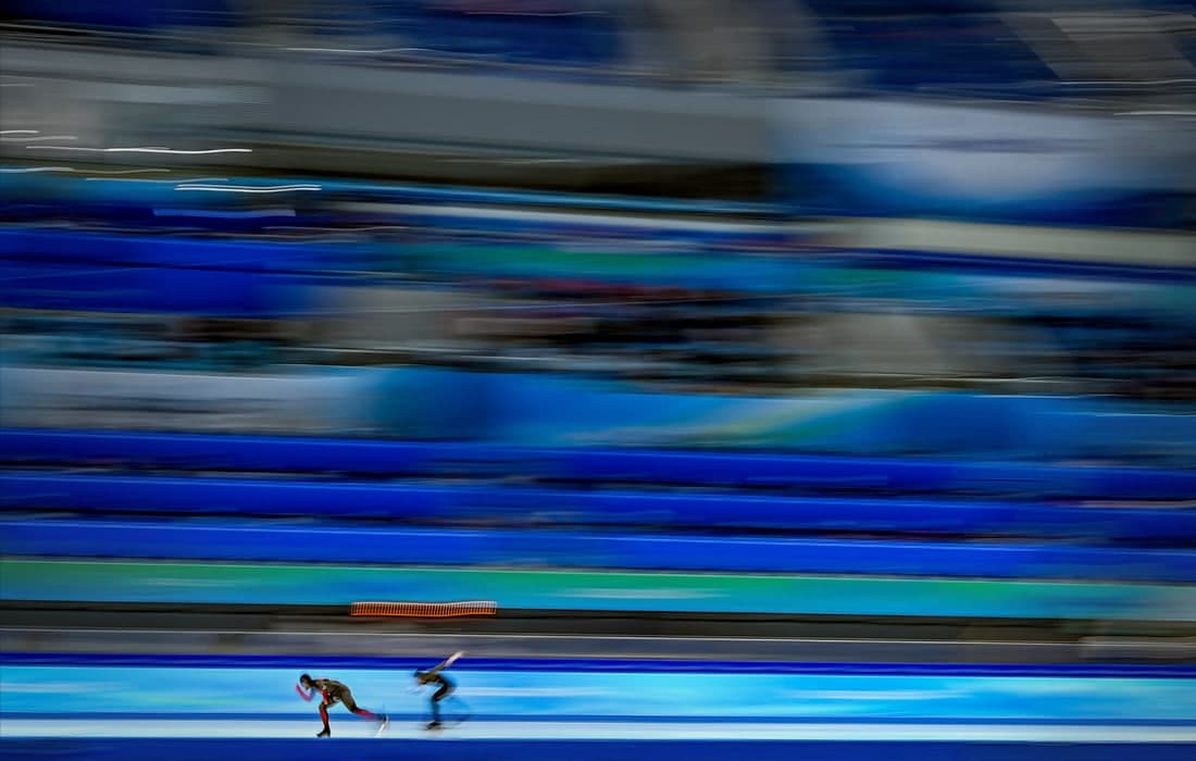 Qishki Olimpiada doirasidagi erkaklar o‘rtasida 1500 metrga konkida uchish bo‘yicha musobaqa.