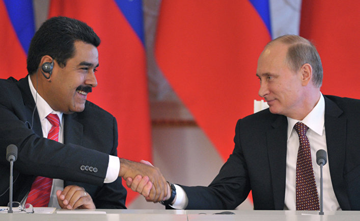 Nikolas Maduro va Vladimir Putin