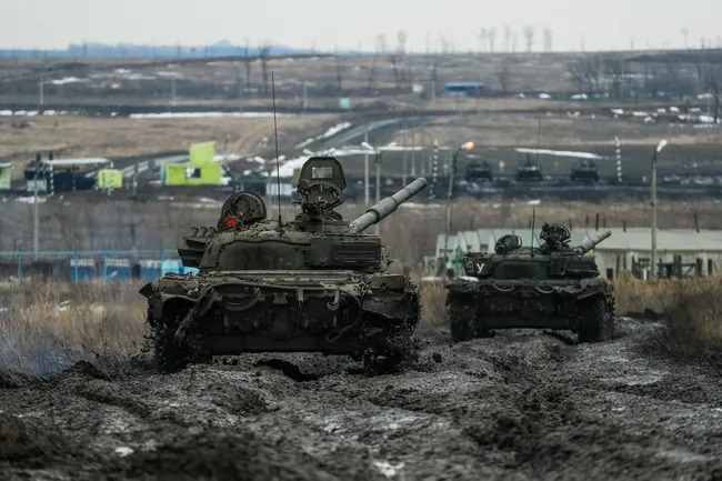 Rostov viloyatidagi G‘arbiy harbiy okrugning tank qo‘shini, 2022-yil 3-fevral