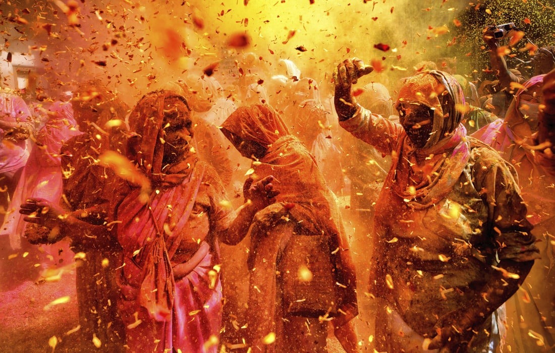 Hindistonda bahor kelishi munosabati bilan Holi festivali bo‘lib o‘tmoqda.