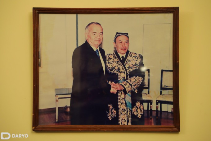 Abdulla Oripov O‘zbekistonning Birinchi prezidenti Islom Karimov bilan