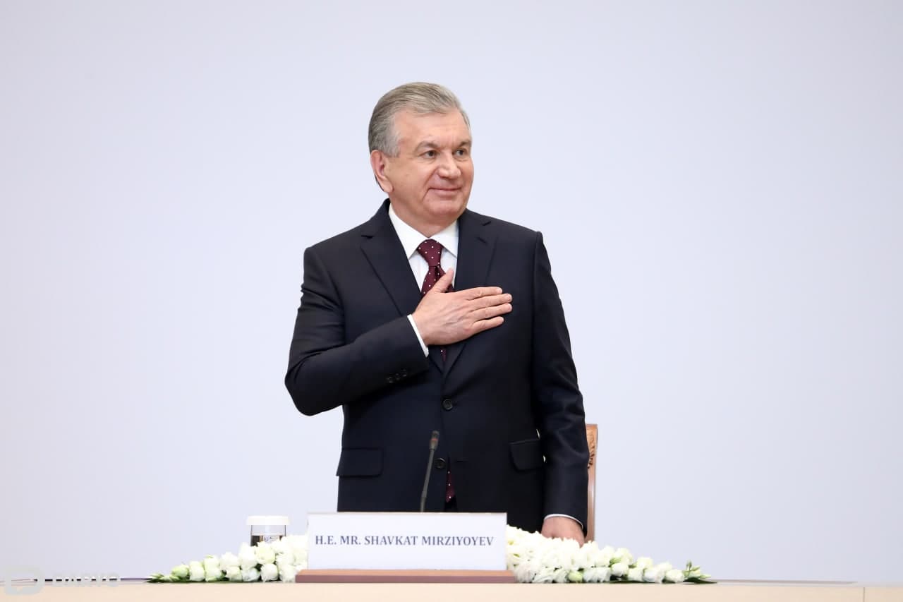 O‘zbekiston prezidenti Shavkat Mirziyoyev.