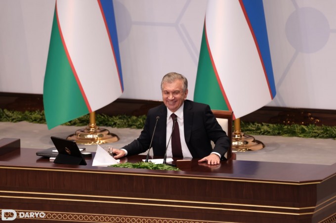 O‘zbekiston prezidenti Shavkat Mirziyoyev.