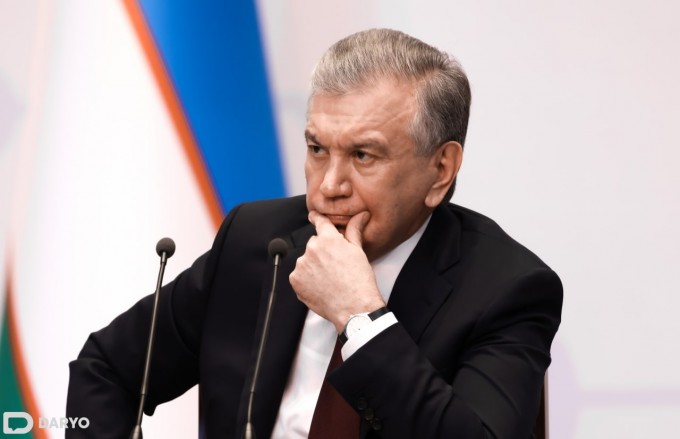 O‘zbekiston prezidenti Shavkat Mirziyoyev.