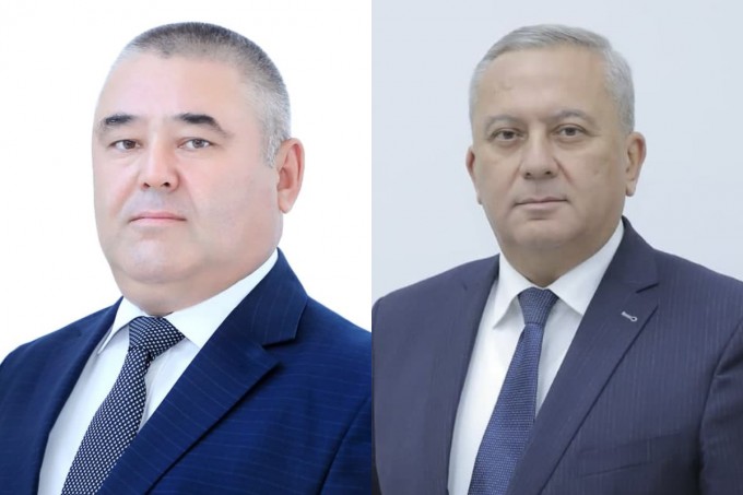 Chap tomondan Tapil Mahamadziyayev va Bahodir Abduvaliyev