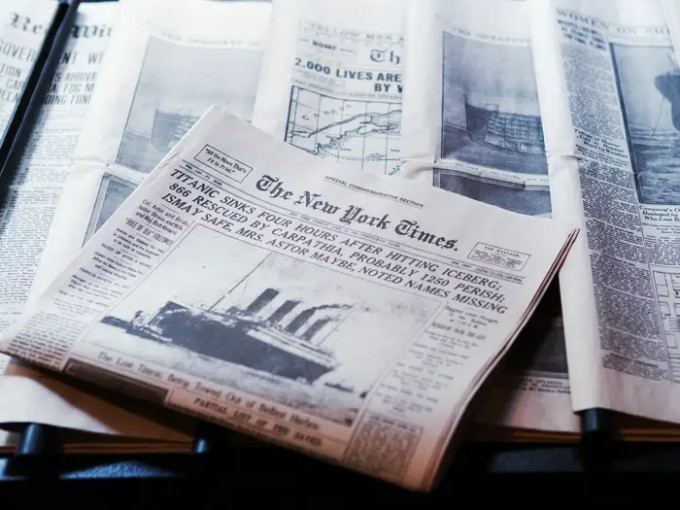 “Titanik” halokatga uchragani haqida New York Times gazetasida chiqqan xabar