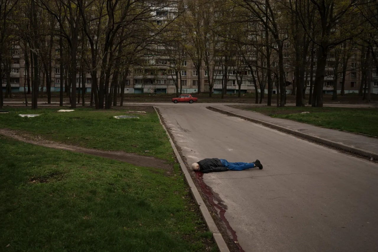 Rossiya qo‘shinlari hujumidan halok bo‘lgan mahalliy aholi vakili.