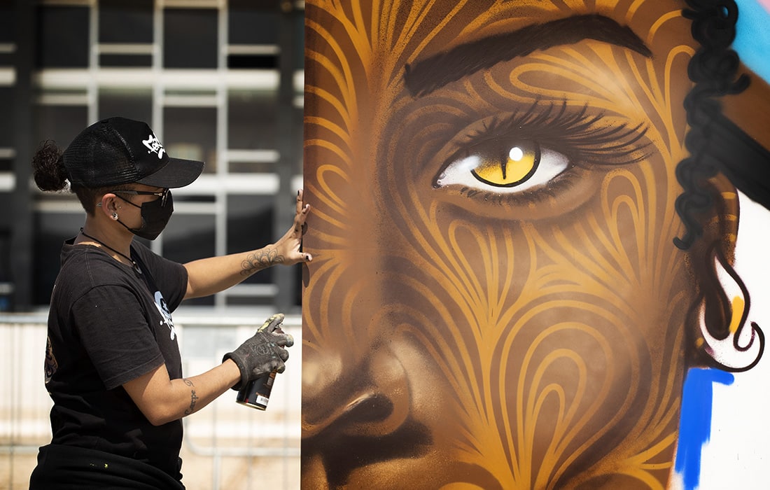 Braziliya mustaqilligining 200 yilligiga bag‘ishlangan “Ozodlik uchun grafitti” loyihasi.