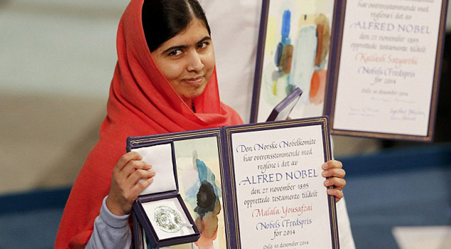 Нобель мукофотини қўлга киритган Малала