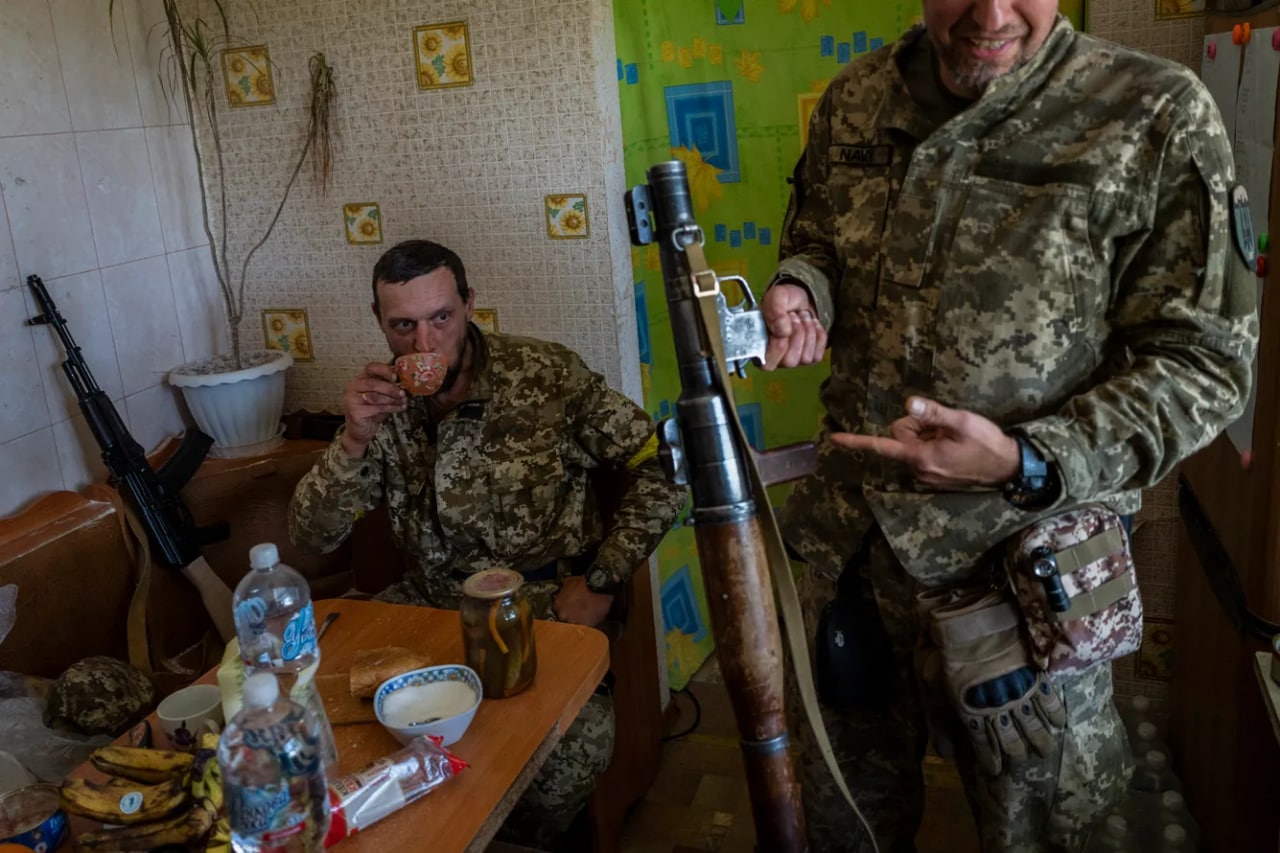Украина ҳудудий мудофааси жангчилари.