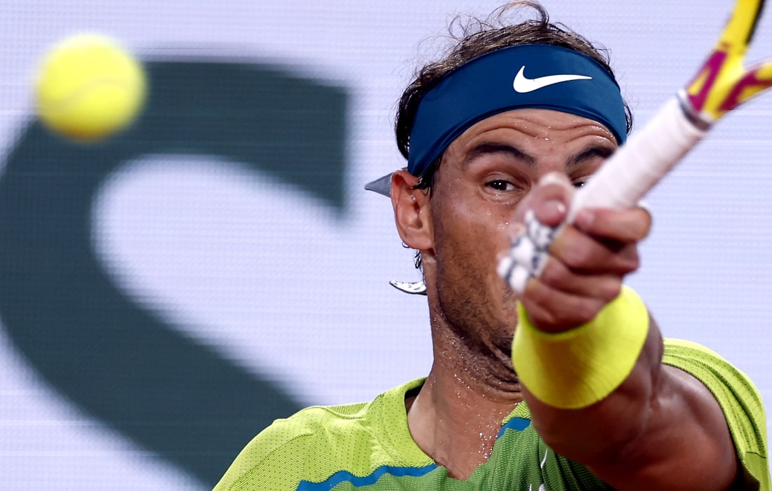 Rafael Nadal “Rolan Garros-2022” yarim finalida germaniyalik Aleksandr Zverevga qarshi o‘yinda.