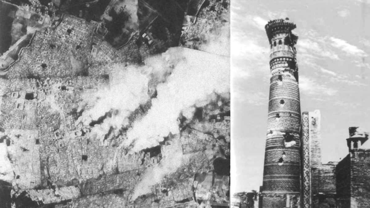 Buxoro shahrining bombardimon qilinishi. 1920-yil