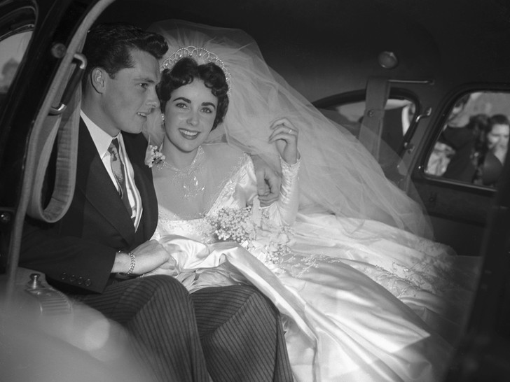 Elizabet Teylor va Konrad Hilton, 1950-yil