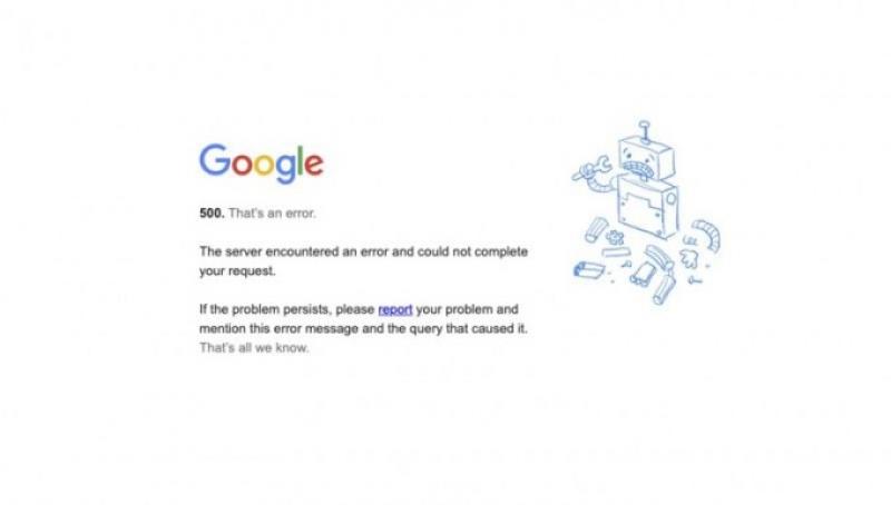 Дунё бўйлаб минглаб фойдаланувчилар Google билан боғлиқ муаммоларга дуч келди