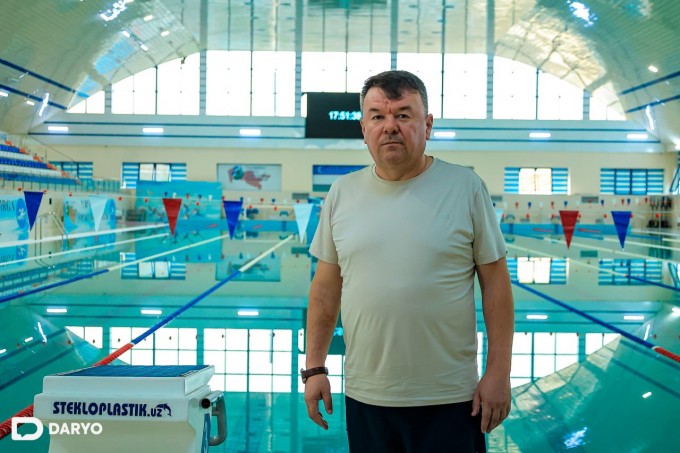 “Okean” suv sporti saroyi direktori Rasuljon Nizambayev.