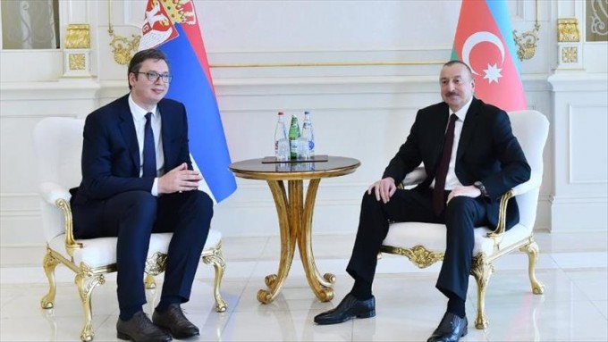 Aleksandr Vuchich va Ilhom Aliyev. Arxiv