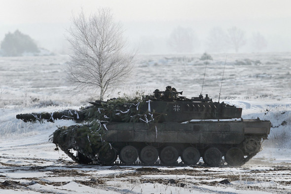 Германиянинг Leopard 2 A6 танки.
