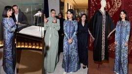 Саида Мирзиёева Доҳадаги кўргазмаларда бўлди (фото)