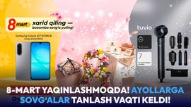 Аёллар учун севимли совғаларни қаердан топиш мумкин?