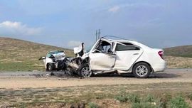 Жиззахда икки автомобил тўқнашишидан 5 киши вафот этди