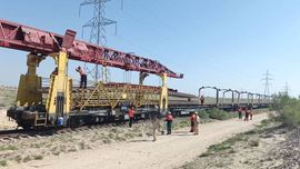 O‘zbekiston—Afg‘oniston transport hamkorligi: Naibobod stansiyasida yangi shaxobcha yo‘li qurildi