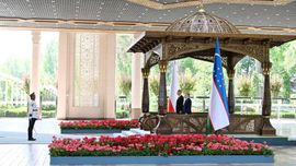 Кўксаройда Чехия бош вазири расмий кутиб олинди (фото)