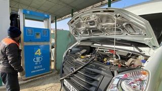 Қорақалпоғистонда метан заправкалар фаолияти қайта тикланди (фото ва видео) 