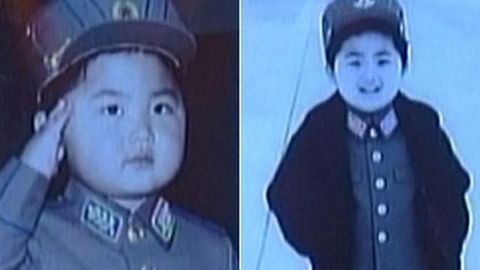 Shimoliy Koreya televideniyesi kichkina Kim Chen Inning suratlarini namoyish etdi