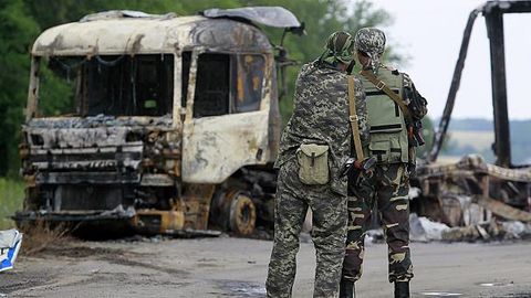 Украина шарқида танклар иштирокидаги жанглар бўлиб ўтмоқда
