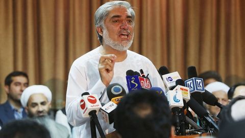 Afg‘onistonda Abdullo Abdullo o‘zini prezidentlik saylovlari g‘olibi deb e’lon qildi