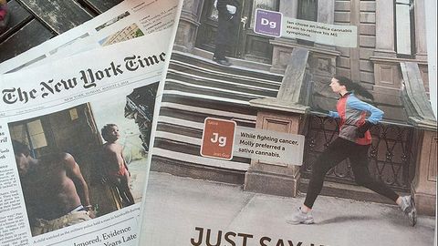 The New York Times марихуанага бағишланган биринчи рекламани чоп этди