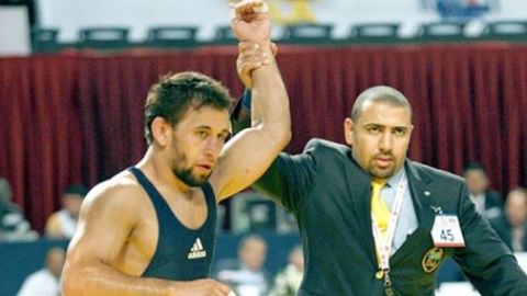 Эркин кураш мусобақасида Рашид Қурбонов Осиё ўйинлари чемпиони бўлди