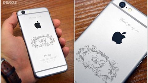 “Dekos” kompaniyasi iPhone 6 smartfoniga naqsh tushirib bermoqda