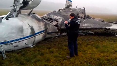 Москванинг «Внуково» аэропортида ҳалокатга учраган Falcon самолёти «қора қути»ларидаги маълумотлар қўлга киритилди