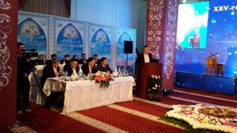 Тошкентдаги «Хўжа Аламбардор» жомеъ масжидида «Қорилар мусобақаси» кўрик-танловининг Республика босқичи бўлиб ўтди