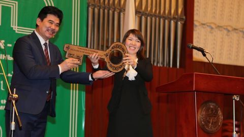 Bishkek islom madaniyati poytaxti nomini Olma-Otaga topshirdi